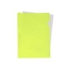 Carpeta liderpapel dossier uñero polipropileno din a4 amarillo fluor opaco 20 hojas