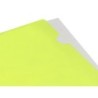 Carpeta liderpapel dossier uñero polipropileno din a4 amarillo fluor opaco 20 hojas
