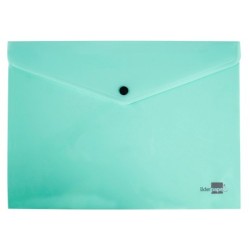 Carpeta liderpapel dossier broche polipropileno din a4 verde manzana opaco 50 hojas