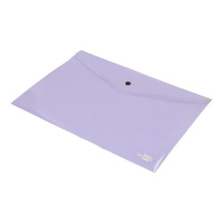Carpeta liderpapel dossier broche polipropileno din a4 lavanda opaco 50 hojas
