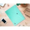 Carpeta liderpapel dossier broche polipropileno din a4 verde manzana opaco 50 hojas