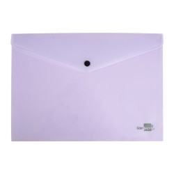 Carpeta liderpapel dossier broche polipropileno din a4 lavanda opaco 50 hojas