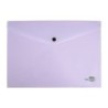 Carpeta liderpapel dossier broche polipropileno din a4 lavanda opaco 50 hojas