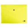 Carpeta liderpapel dossier broche polipropileno din a4 amarillo fluor opaco 50 hojas