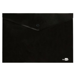 Carpeta liderpapel dossier broche polipropileno din a4 negro opaco 50 hojas