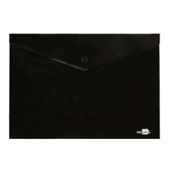 Carpeta liderpapel dossier broche polipropileno din a4 negro opaco 50 hojas