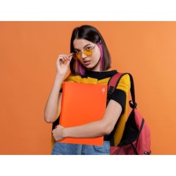 Carpeta liderpapel clasificador fuelle polipropileno din a4 naranja fluor opaco 13 departamentos