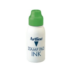Tinta tampon artline verde bote 50 cc