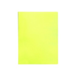 Carpeta liderpapel escaparate 30 fundas polipropileno din a4 amarillo fluor opaco