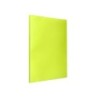 Carpeta liderpapel escaparate 30 fundas polipropileno din a4 amarillo fluor opaco