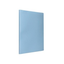 Carpeta liderpapel escaparate 20 fundas polipropileno din a4 celeste opaco