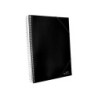 Carpeta liderpapel escaparate con espiral 20 fundas polipropileno din a5 negro opaco