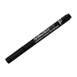 Rotulador artline retroproyeccion punta fibra permanente ek-853 negro -punta redonda 0.5 mm