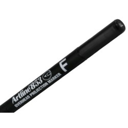 Rotulador artline retroproyeccion punta fibra permanente ek-853 negro -punta redonda 0.5 mm