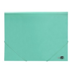 Carpeta liderpapel gomas solapas polipropileno din a4 verde manzana opaco