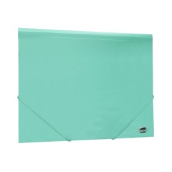 Carpeta liderpapel gomas solapas polipropileno din a4 verde manzana opaco