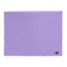 Carpeta liderpapel gomas solapas polipropileno din a4 lavanda opaco