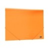 Carpeta liderpapel gomas solapas polipropileno din a4 naranja fluor opaco