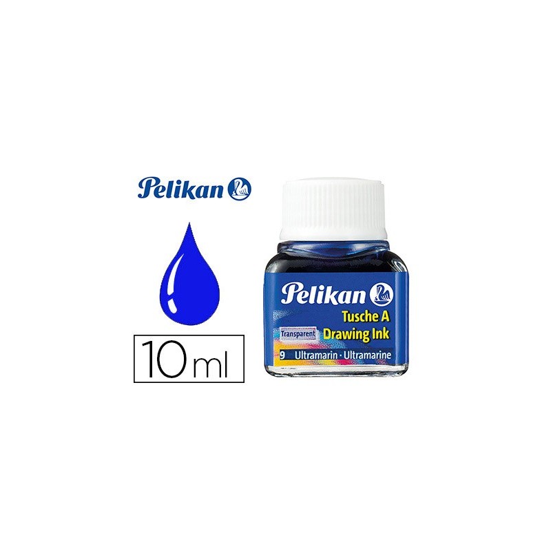 Tinta china pelikan azul ultramar bote de 10 ml Tinta china pelikan azul ultramar bote de 10 ml