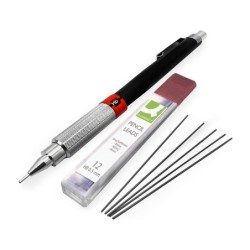 Minas q-connect grafito 0,5 mm hb estuche de 12 minas longitud 60 mm