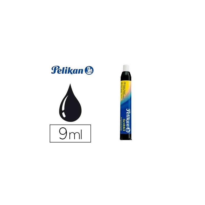 Tinta china pelikan negra cargador 9 ml