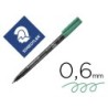 Rotulador staedtler lumocolor retroproyeccion punta de fibrapermanente 318-5 verde punta fina redonda 0.6 mm