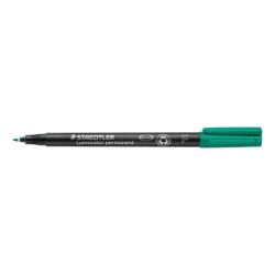 Rotulador staedtler lumocolor retroproyeccion punta de fibrapermanente 318-5 verde punta fina redonda 0.6 mm