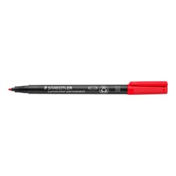 Rotulador staedtler lumocolor retroproyeccion punta de fibrapermanente 317-2 rojo punta media redonda 0.8-1 mm