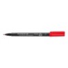 Rotulador staedtler lumocolor retroproyeccion punta de fibrapermanente 318-2 rojo punta fina redonda 0.6 mm