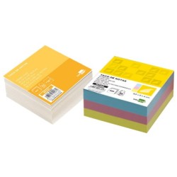 Taco papel liderpapel sin encolar 95x90x40 mm blanco 80 gr