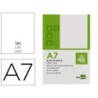 Bloc notas liderpapel liso a7 80 hojas 60g/m2 perforado