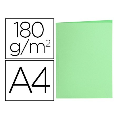 Subcarpeta liderpapel a4 verde pastel 180g/m2