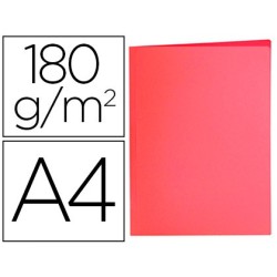 Subcarpeta liderpapel a4 rojo pastel 180g/m2