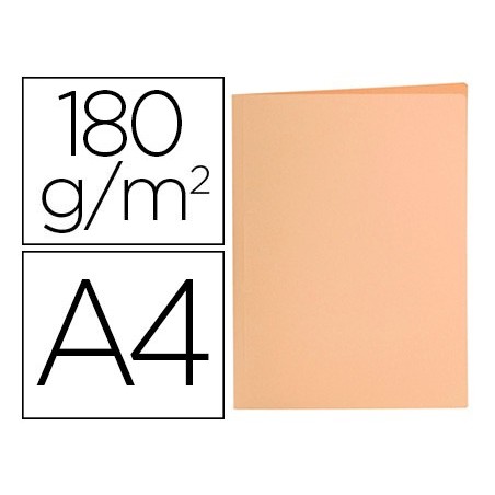 Subcarpeta liderpapel a4 naranja pastel 180g/m2