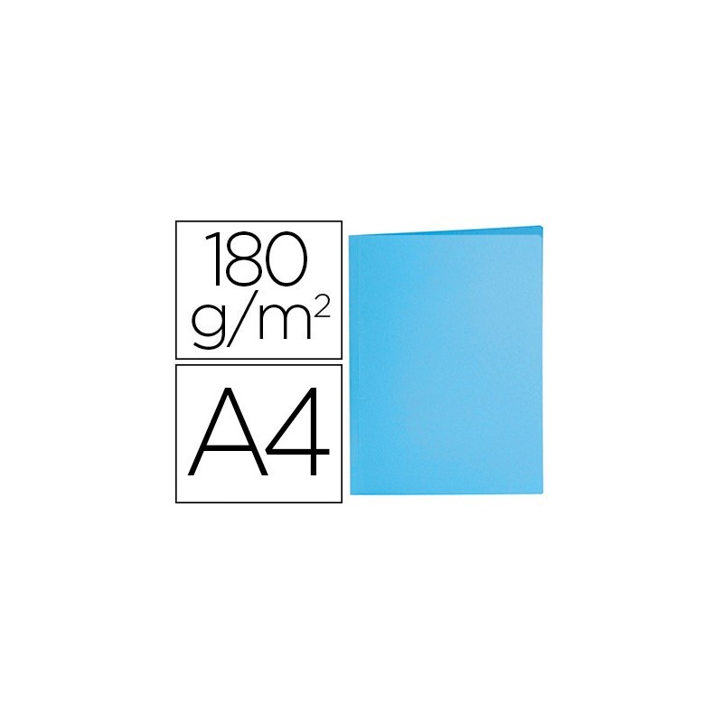 Subcarpeta liderpapel a4 azul pastel 180g/m2