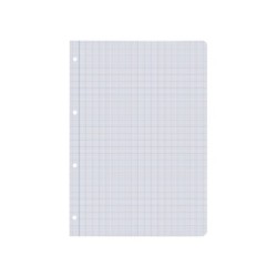 Recambio liderpapel a4 100 hojas 60g/m2 milimetrado sin margen 4 taladros