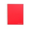 Cuaderno espiral liderpapel a4 micro jolly multidisciplina tapa forrada 140h 75gr 28h 5mm 112h hrtal.