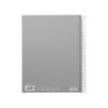 Cuaderno espiral liderpapel a4 micro jolly multidisciplina tapa forrada 140h 75gr 28h 5mm 112h hrtal.