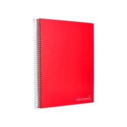 Cuaderno espiral liderpapel a4 micro jolly multidisciplina tapa forrada 140h 75gr 28h 5mm 112h hrtal.