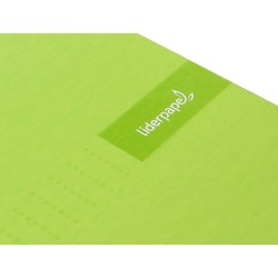 Cuaderno espiral liderpapel a4 micro crafty tapa forrada 120h 90 gr cuadro 5 mm 5 bandas 4 colores color verde