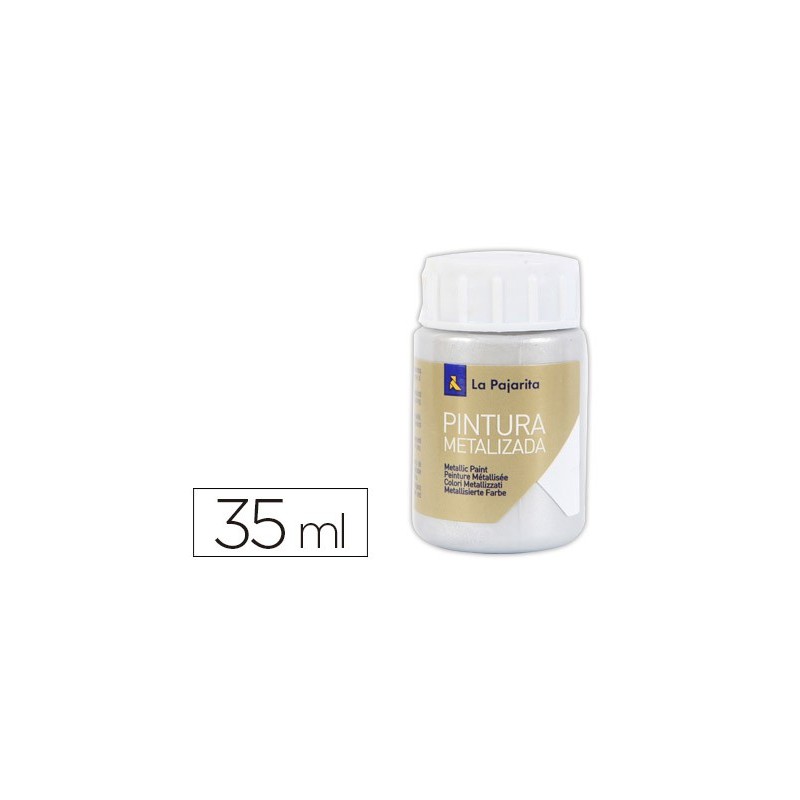 Pintura metalizada la pajarita plata 35 ml Pintura metalizada la pajarita plata 35 ml
