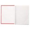 Cuaderno espiral liderpapel a4 crafty tapa forrada 80h 90 gr rayado horizontal con margen colores surtidos