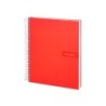 Cuaderno espiral liderpapel a4 crafty tapa forrada 80h 90 gr cuadro 4 mm con margen colores surtidos