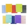 Cuaderno espiral liderpapel a4 crafty tapa forrada 80h 90 gr cuadro 3 mm con margen colores surtidos