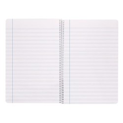 Cuaderno espiral liderpapel folio witty tapa dura 80h 75gr rayado montessori 5mm colores surtidos