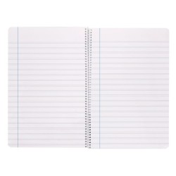 Cuaderno espiral liderpapel folio witty tapa dura 80h 75gr pauta 2,5mm con margen colores surtidos