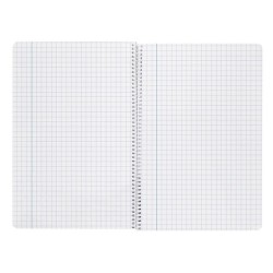 Cuaderno espiral liderpapel folio witty tapa dura 80h 75gr cuadro 8mm con margen colores surtidos