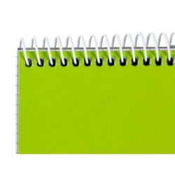 Cuaderno espiral liderpapel bolsillo dieciseavo apaisado smart tapa blanda 80h 60gr cuadro 4mm colores surtidos