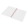 Cuaderno espiral liderpapel folio witty tapa dura 80h 75gr cuadro 4mm con margen color rojo