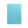 Cuaderno espiral liderpapel folio witty tapa dura 80h 75gr cuadro 4mm con margen color celeste